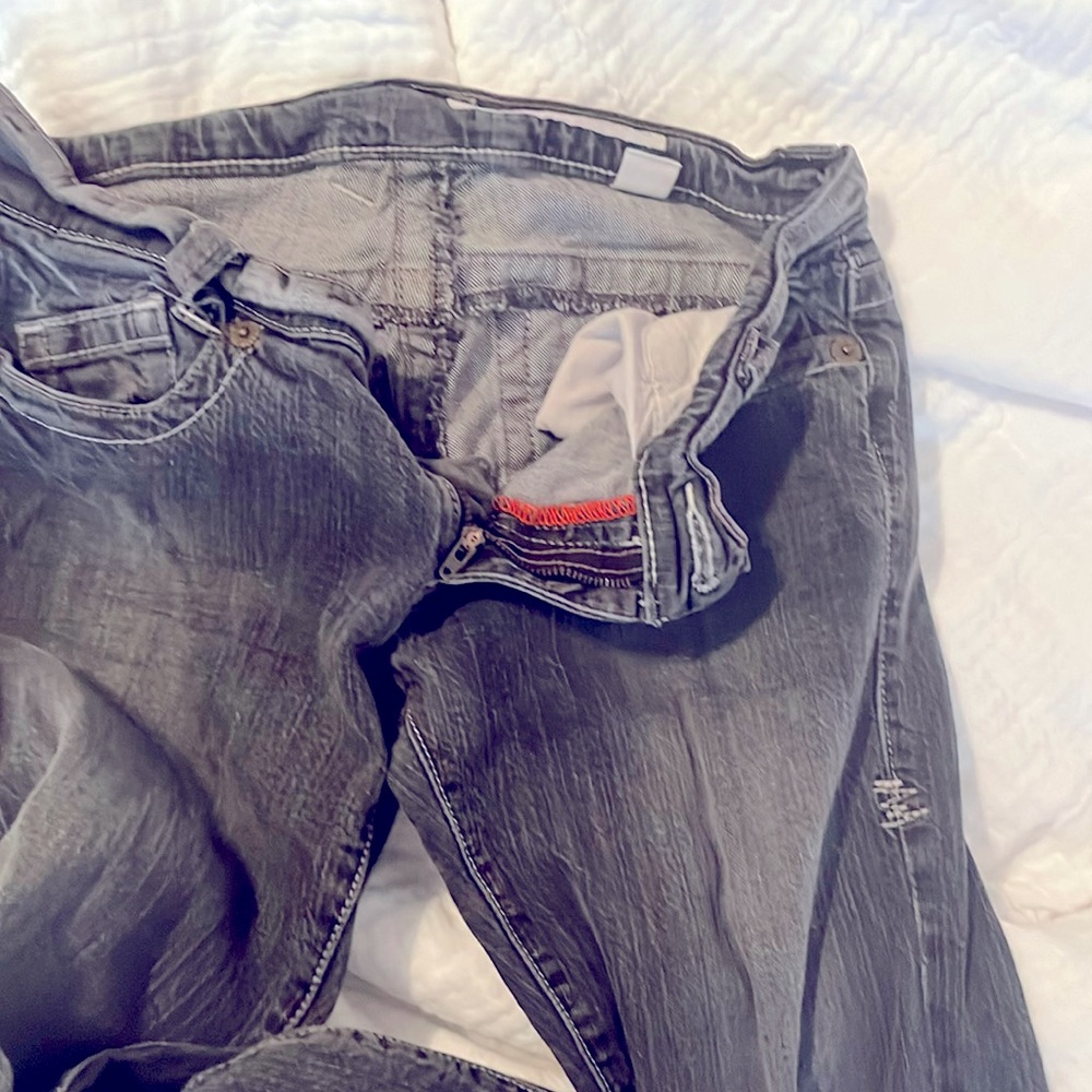 Women vintage DKNY jeans soft washed black